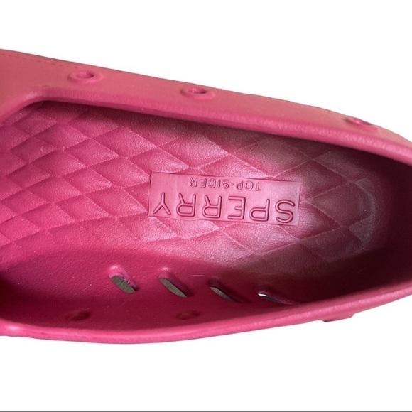 SPERRY Top-Sider Loafer A/O Non Marking Boat Shoe Red Size 11 NWT - Picture 3 of 14